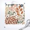 Terra Cotta Floral Wildflowers Neutral Botanical Earth Tone Elegant Garden Custom Printed Fabric by Spoonflower Various Fabrics by the Yard or Fat Quarter